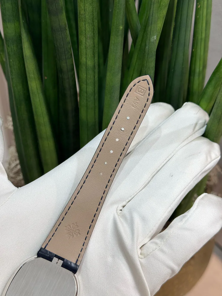 Patek Philippe Golden Ellipse Platinum Blue Dial