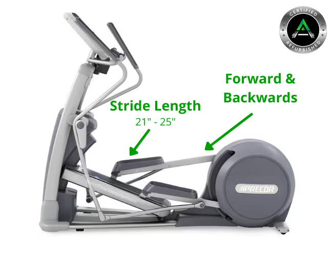 Precor EFX 815 Elliptical w/ P10 Console (Refurbished)