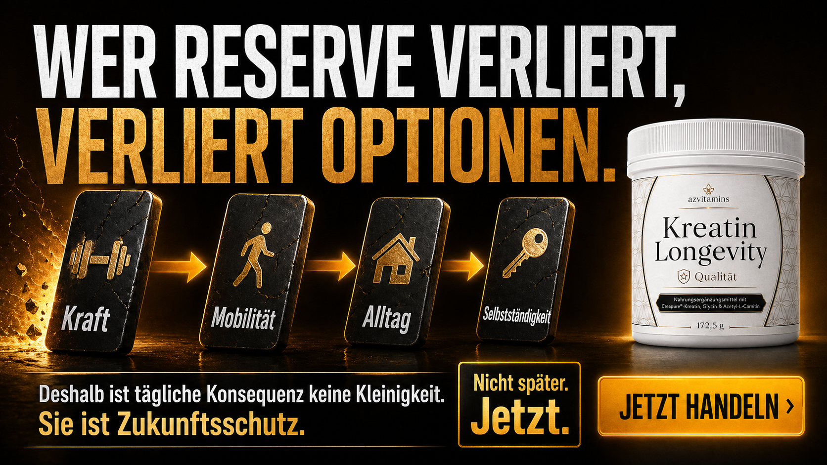 Alltägliche Belastbarkeit ab 40 und der schleichende Verlust von Reserve.