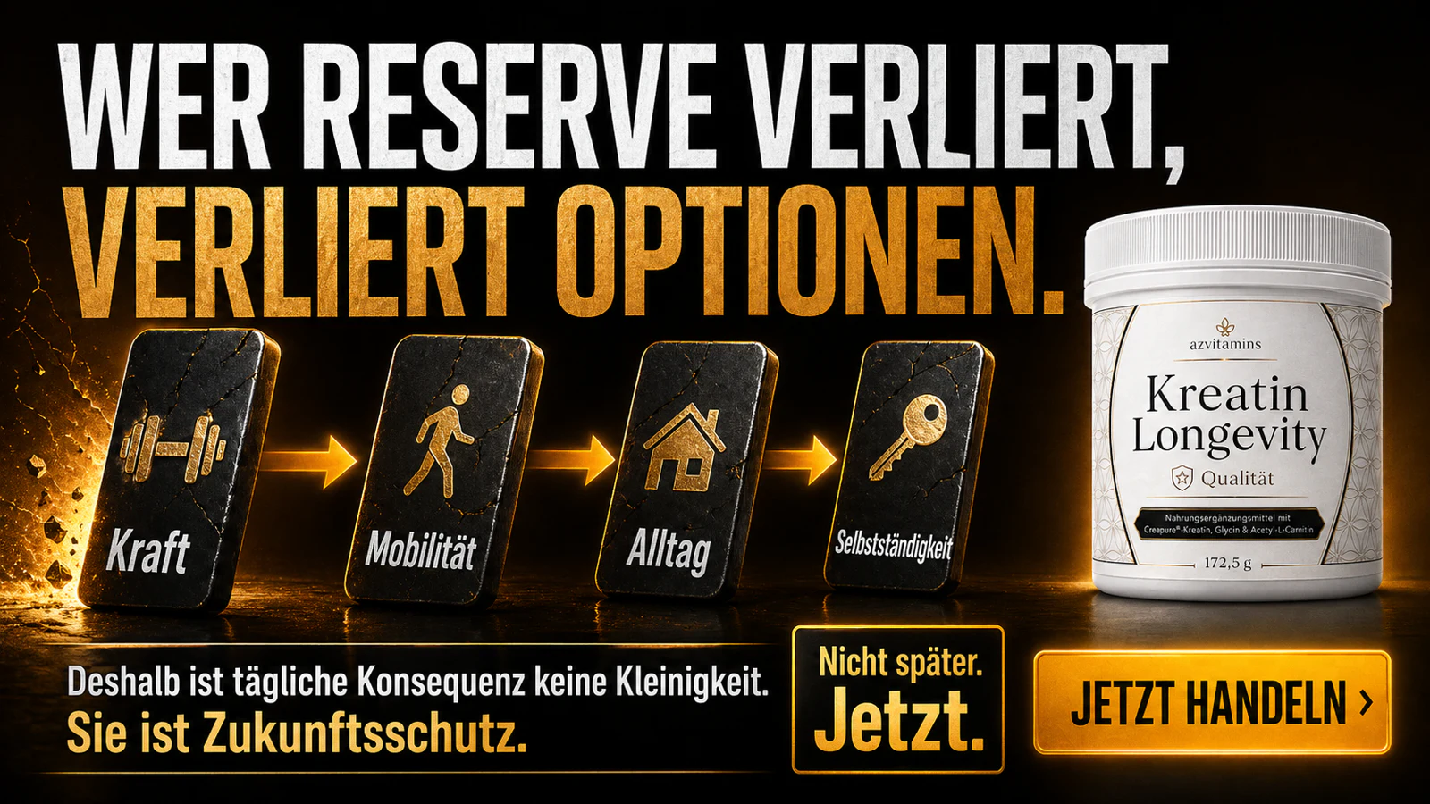Alltägliche Belastbarkeit ab 40 und der schleichende Verlust von Reserve.
