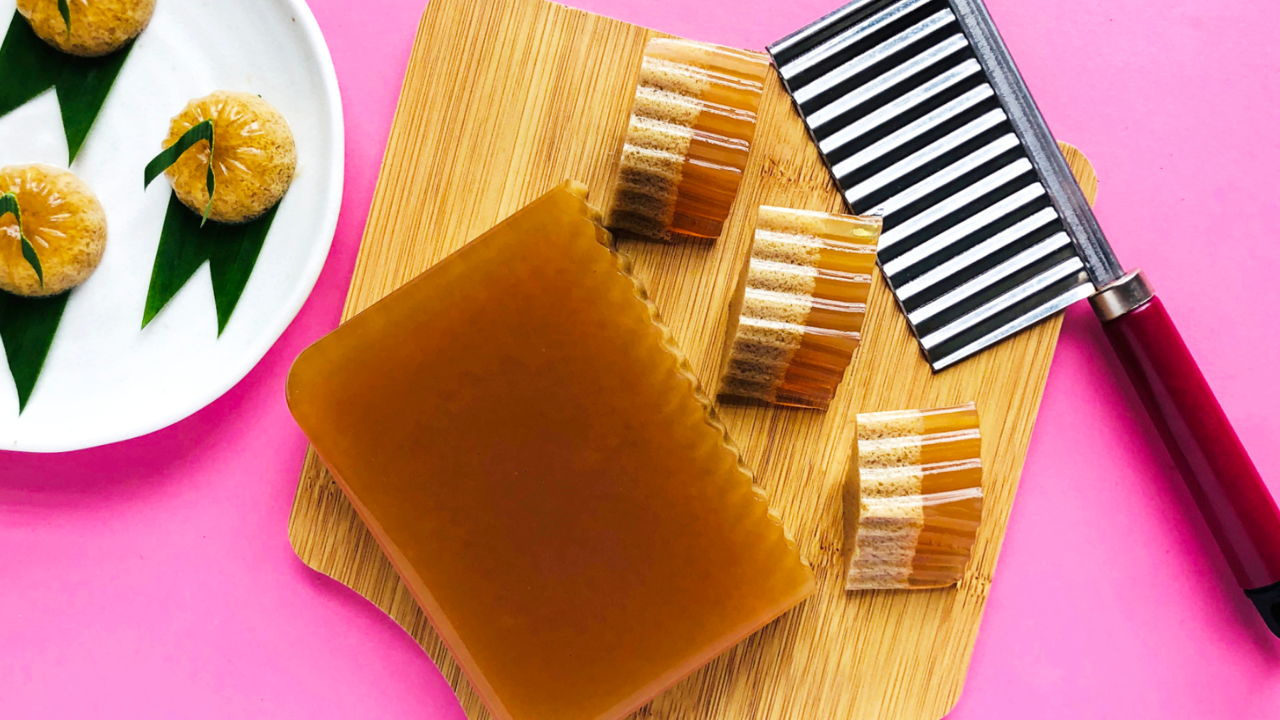 Agar-Agar Gula Melaka (Palm Sugar Jelly) - Southeast Asian Recipes - Nyonya Cooking