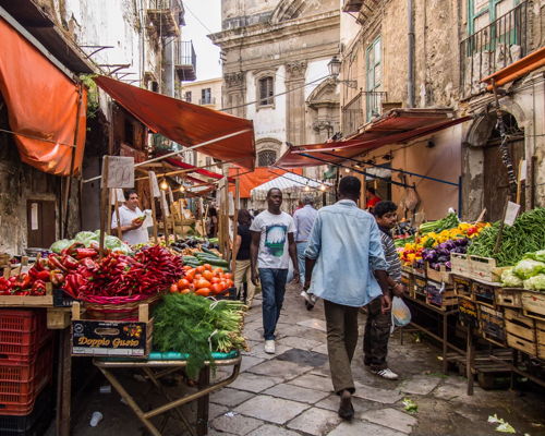 Food & Wine Tours Palermo: Ballarò Market: a journey through the flavors of Palermo