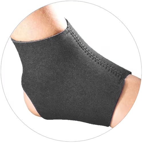 CLOSE-UP ON KIDSLINE SLIP-ON ANKLE SUPPORT