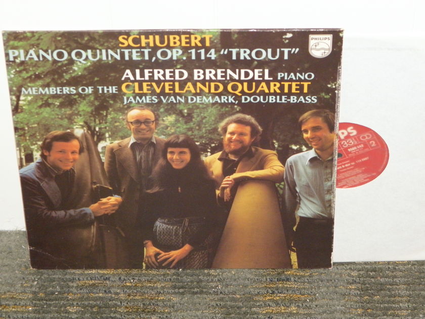 Alfred Brendel/Cleveland Quartet - Schubert Piano Quintet "Trout" Philips Import Pressing 9500 442  DELUXE Holland