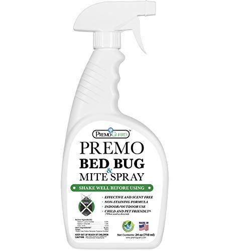Bed Bug Patrol Spray Treatment vs Premo Guard Bed Bug & Mite Spray Slant