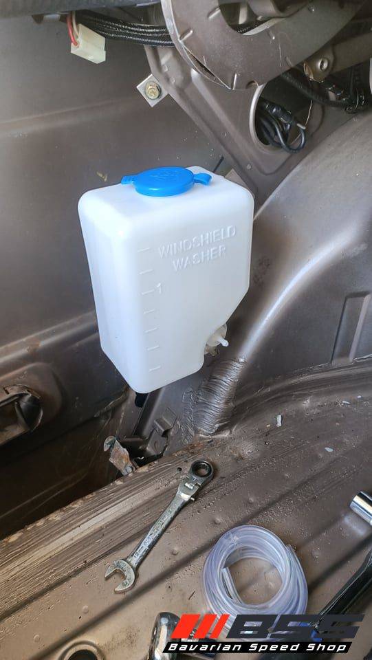 Washer Bottle Relocation E30 Bavarian Speed Shop