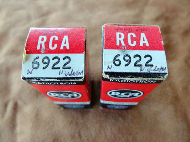 Siemens/RCA 6922 Gold Pins in Boxes 1960's