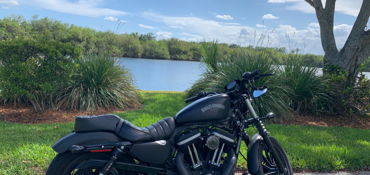 2013 HARLEY-DAVIDSON XL883N SPORTSTER IRON 883 motorcycle for rent near Boca Raton, FL