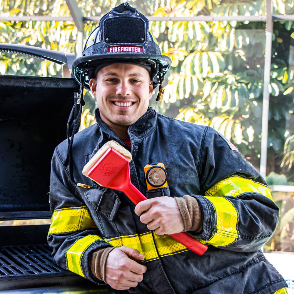 Firefighter Created 18 Industrial 4-1 Barbecue Grill Brush