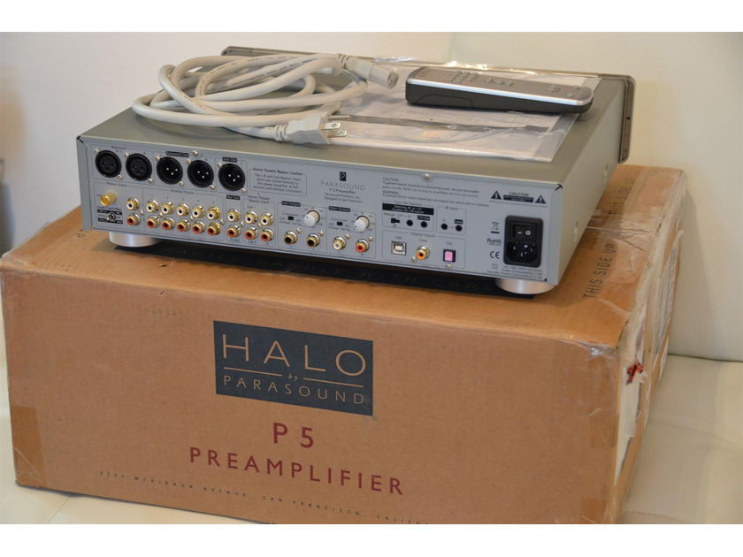 Parasound Halo P5 2.1 Channel Stereo Preamplifier (Silver)