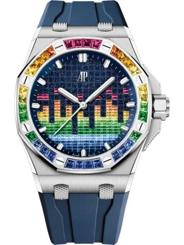 Royal Oak Offshore Selfwinding Music Edition White Gold - Rainbow / Aventurine