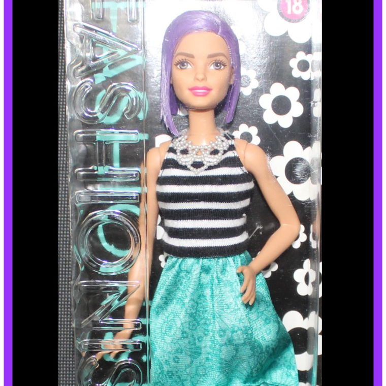 2015 Mattel Barbie Fashionistas 18 - Lila Haare