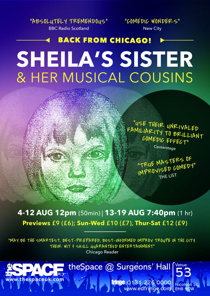 The poster for Sheila's Sister and Her Musical Cousins