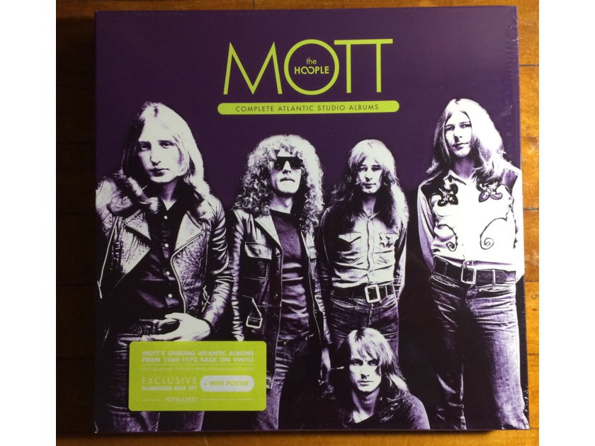 Mott the Hoople - Complete Atlantic Studio Albums 1969-1972 4LP Box Set 180G with - Limited Edition with Poster