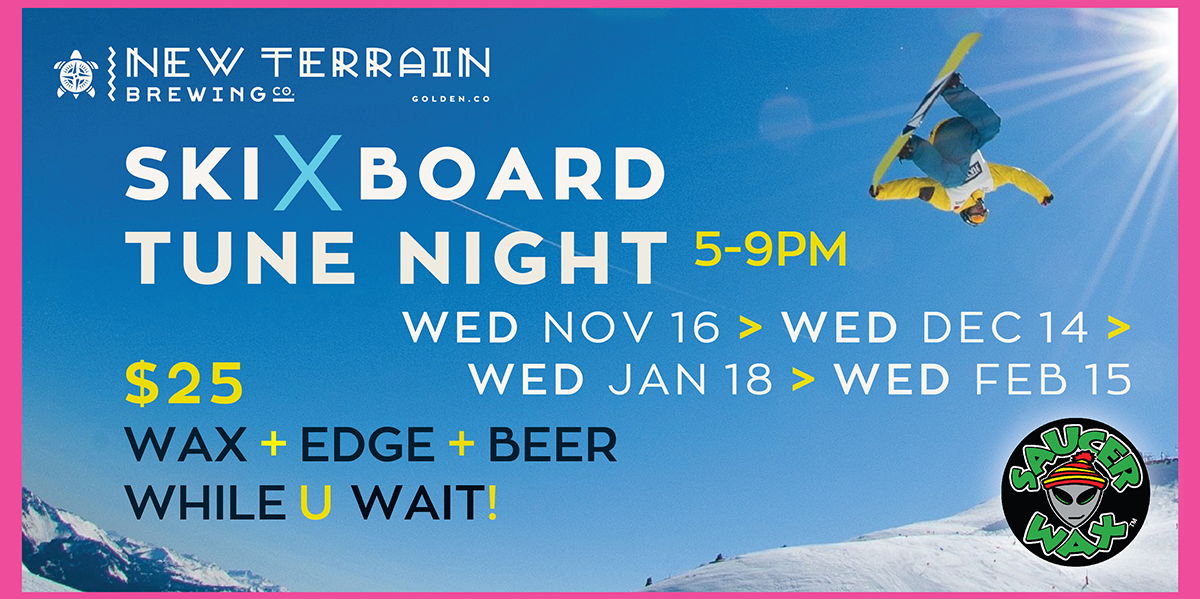 Ski X Board Tune Nights @ New Terrain Brewing promotional image