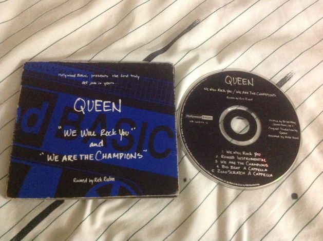 Queen - We Will Rock You We Are Champions CD EP Rick Rubin