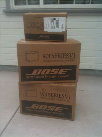 BOSE Pair of Black 901 Speakers and EQ Brand New in the...