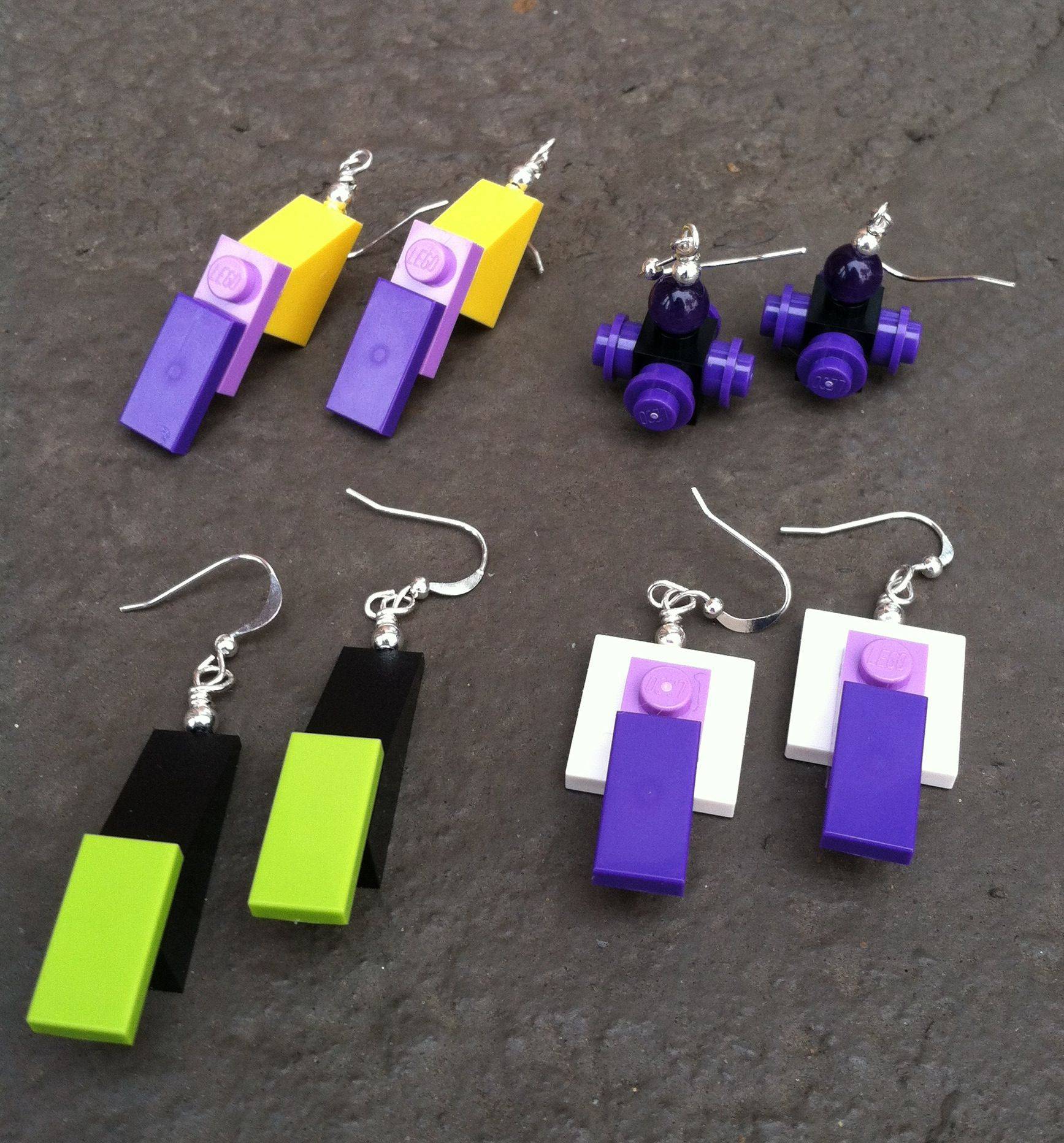 Adorable DIY Lego Earrings