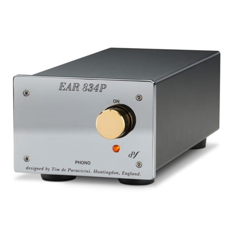 EAR USA -- 834P Tube Phono Preamplifier  MM/MC (Chrome)...