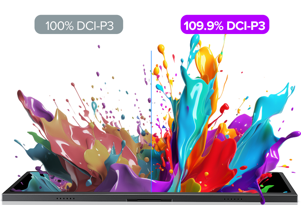 Monitor táctil con pantalla OLED de 14" y formato 16:10 para videojuegos, portátil