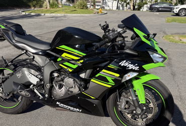 2019 KAWASAKI NINJA ZX-6R ABS KRT EDITION motorcycle for rent near Long Beach, CA