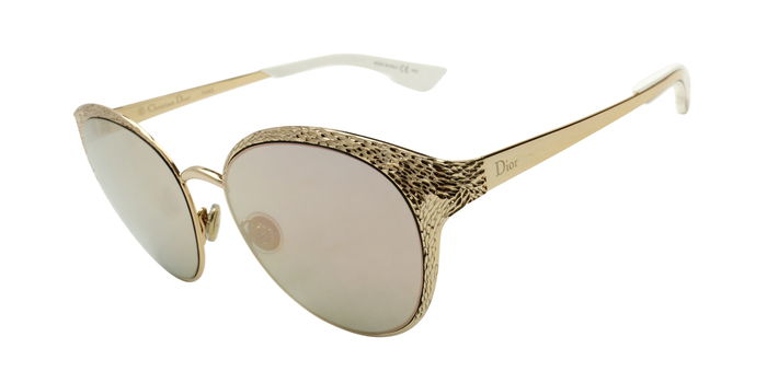 Dior Women's Unique Gold Sunglasses