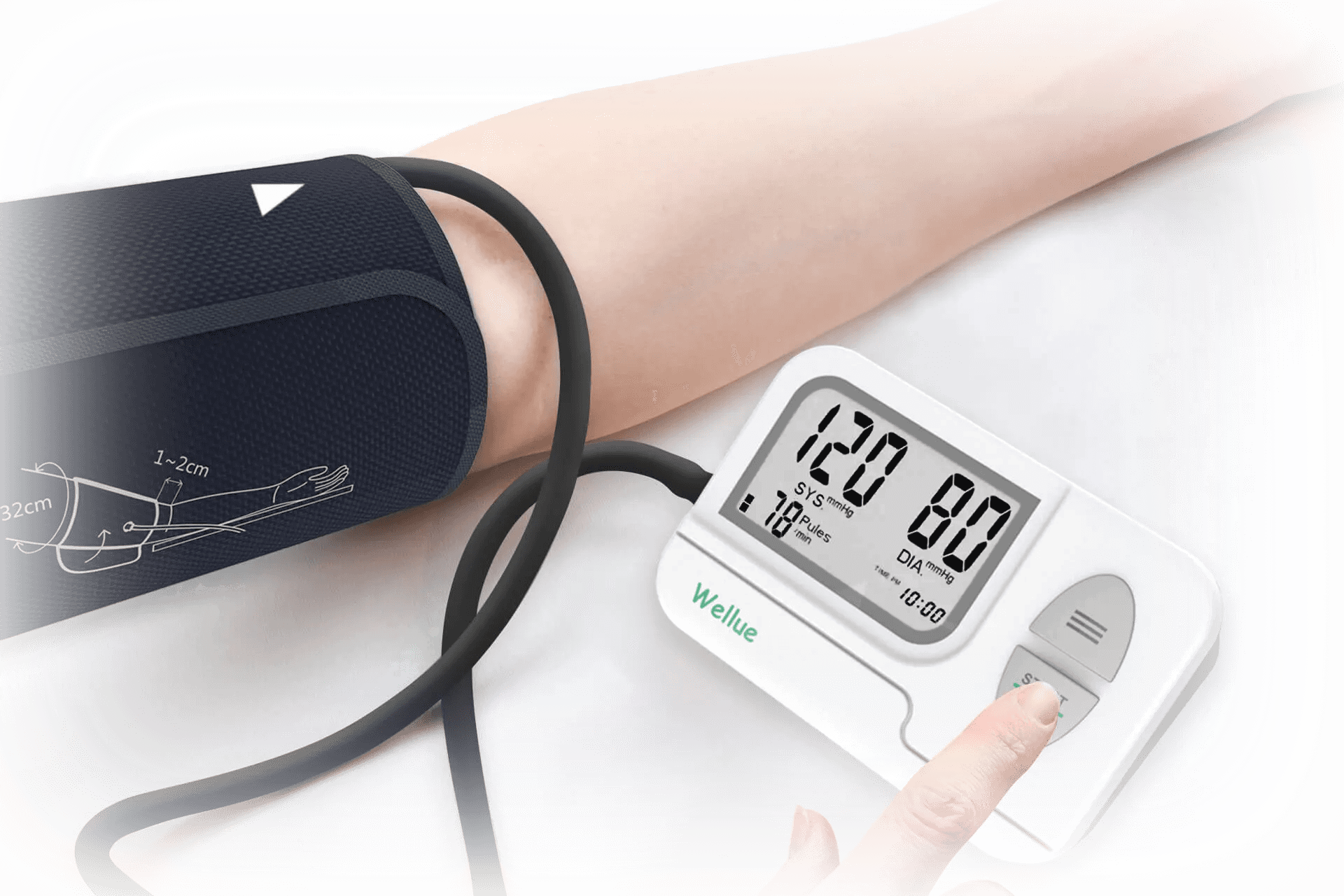 Monitor de presión arterial para la parte superior del brazo