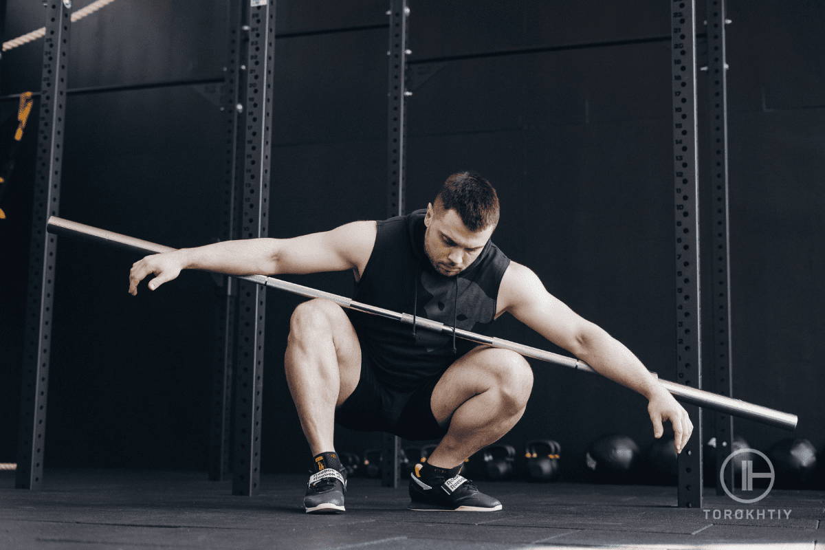 Oleksiy Torokhtiy Wearing Weightlifting Shoes