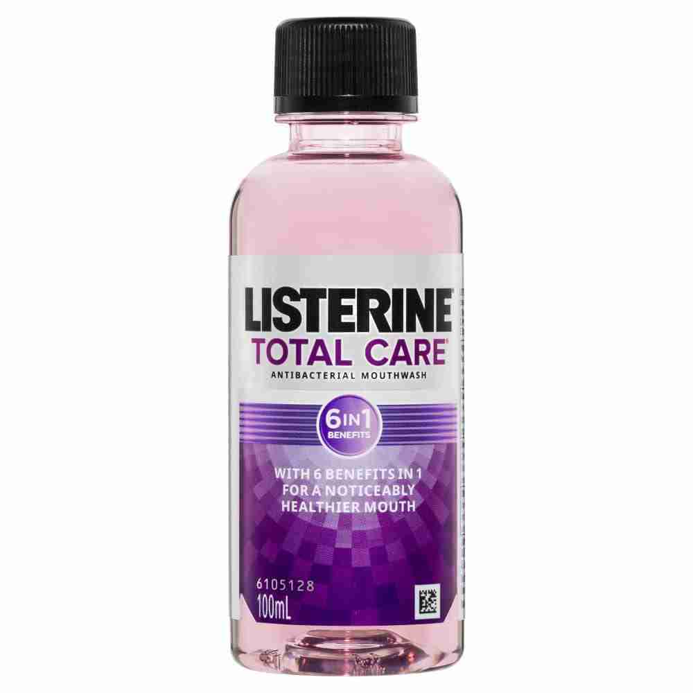 Listerine Total Care Antibacterial Mouthwash Clean Mint 100Ml - Image 2