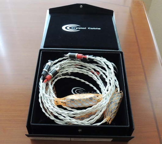 CRYSTAL CABLE  2.5M ULTRA  DIAMOND SPEAKER CABLES w/ FU...