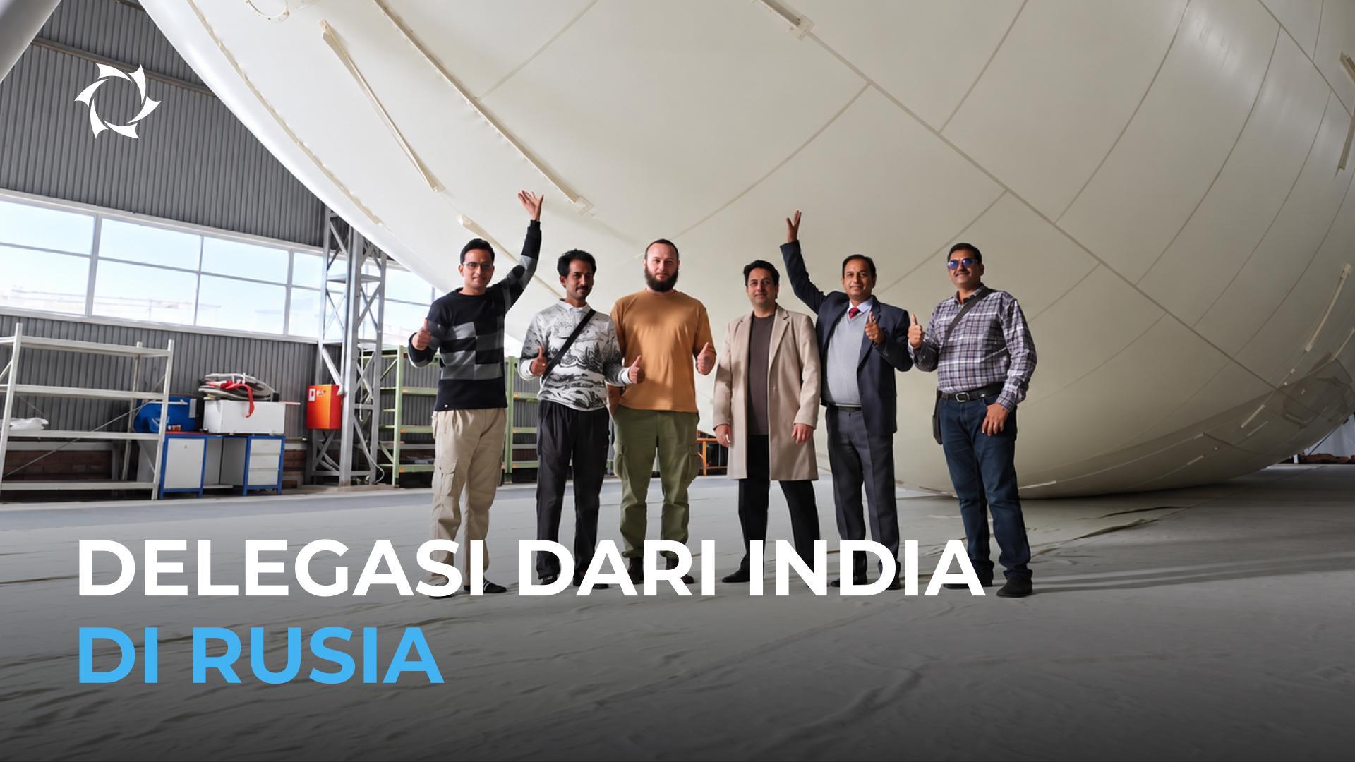 Mitra dari India mengunjungi fasilitas Sovelmash dan AERONOVA