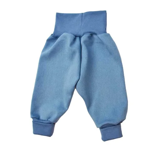 Pantalon d'Éveil en jean stretch doux en bleu glacier (12-24 mois)