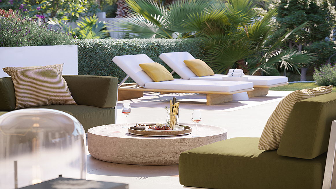  Marbella
- Apartamentos con Jardín y piscina privada