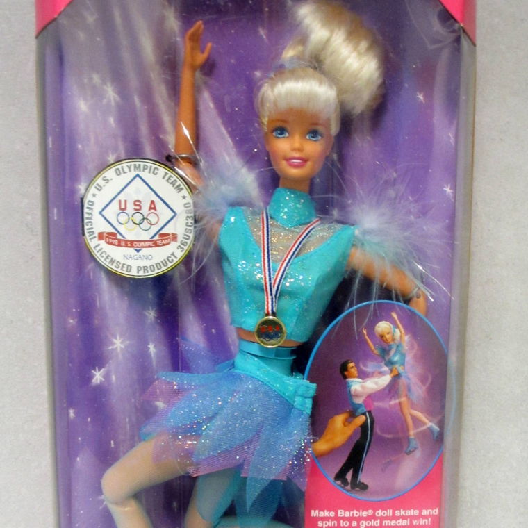 1997 Olympic Skater Barbie Eiskunstläuferin_3
