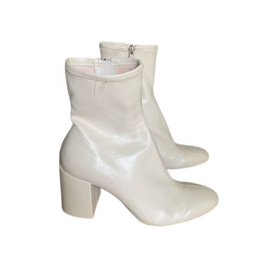weisse ankle boots