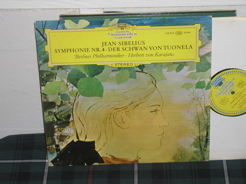 Von Karajan/BPO - Sibelius No.4 DGG  TULIP German import