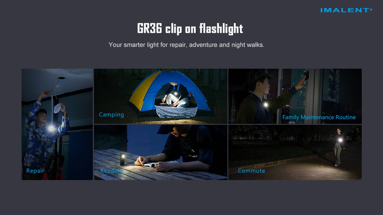 IMALENT GR35 4 in 1 EDC Flashlight