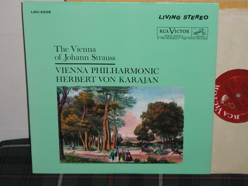 Von Karajan/VPO - Vienna of Johann Str RCA White Dog lsc 2538