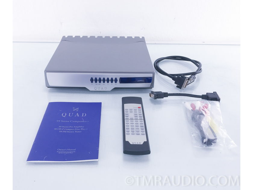Quad  99 Stereo Preamplifier; Silver; MM / MC Phono; Remote (3029)