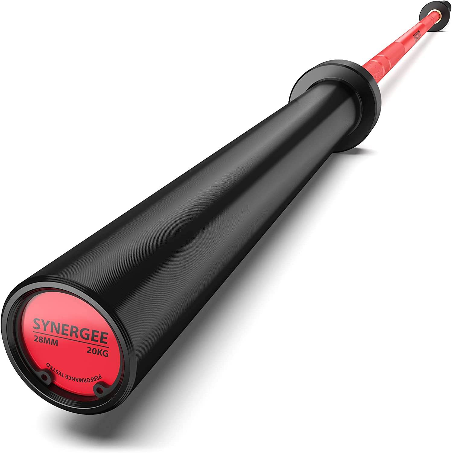 Synergee Games 15kg and 20kg Colored Cerakote Barbells
