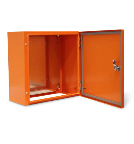 Steel 400(H)x 400(D)x 200(D) IP66 Orange - Image 2