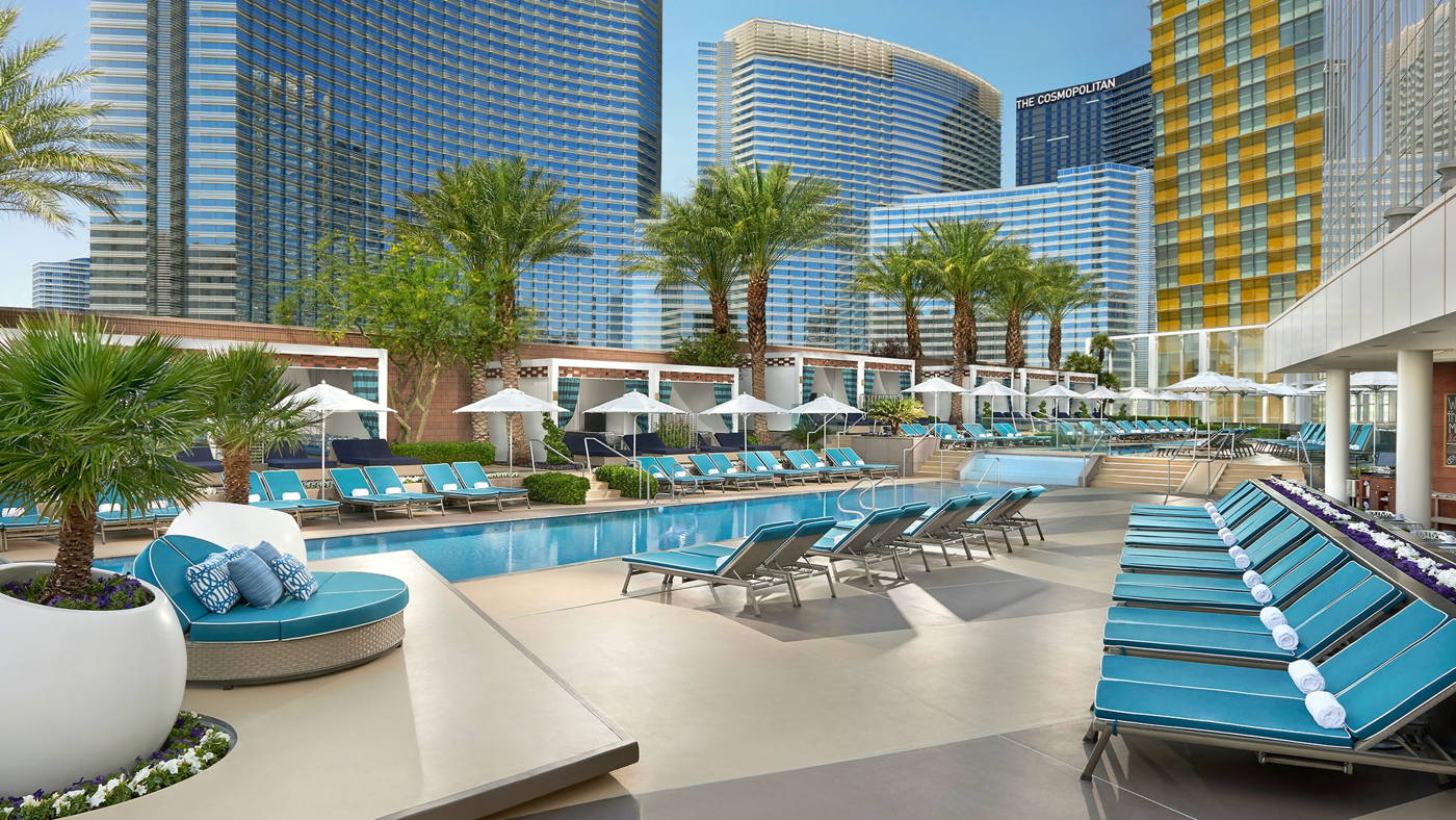 The Pool Deck at Waldorf Astoria Las Vegas