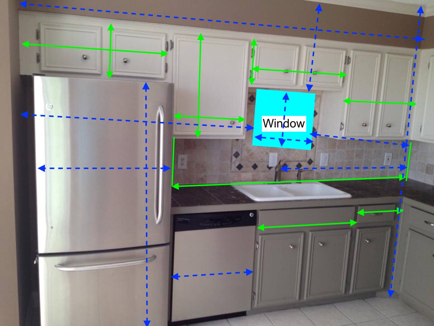 how to measure for kitchen cabinets        <h3 class=