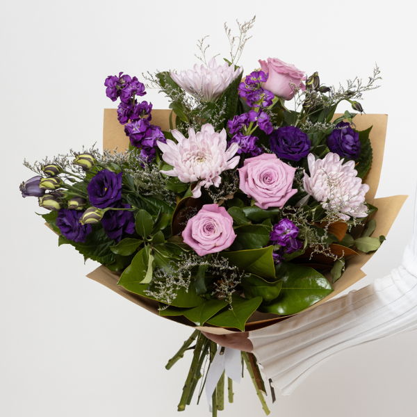 Mauve Bouquet_flowers_delivery_interflora_nz