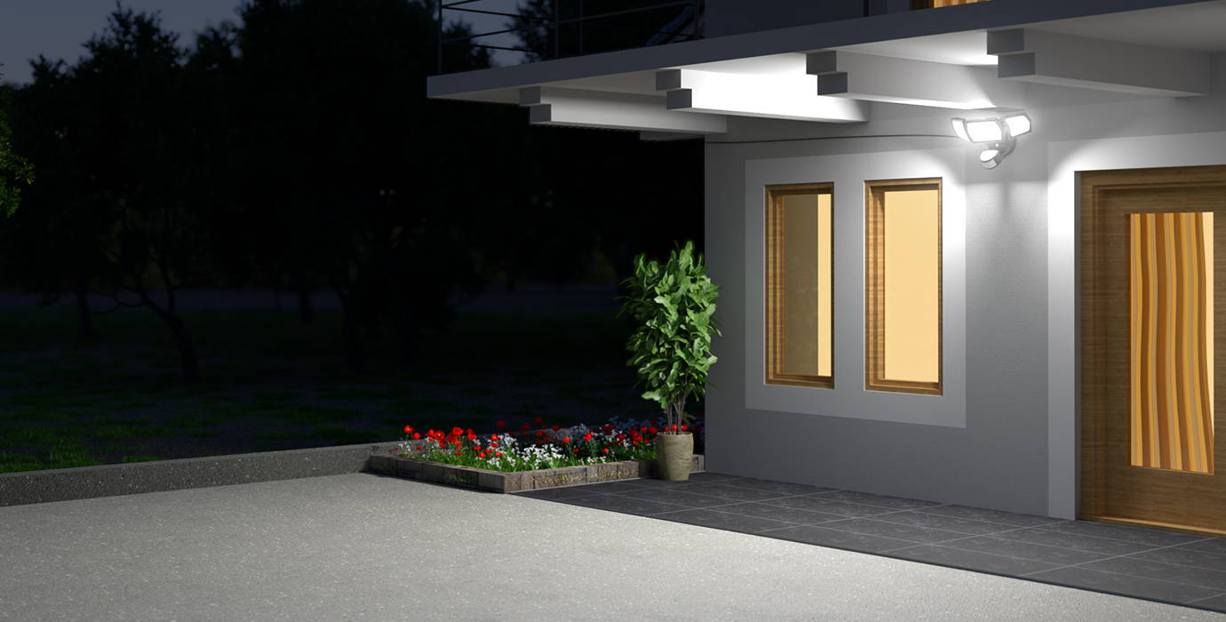 Onforu Exterior LED Solar Motion Lights for Entry
