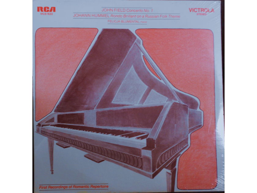 FELICJA BLUMENTAL (FACTORY SEALED LP) - JOHN FIELD CONCERTO NO. 1 JOHANN HUMMEL RONDO RCA VICS 1533