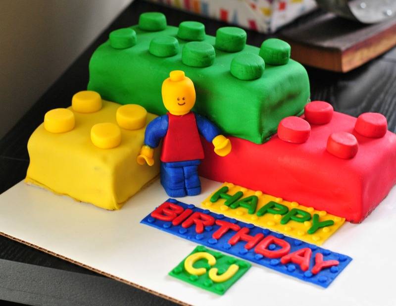 LEGO Large Brick Cake