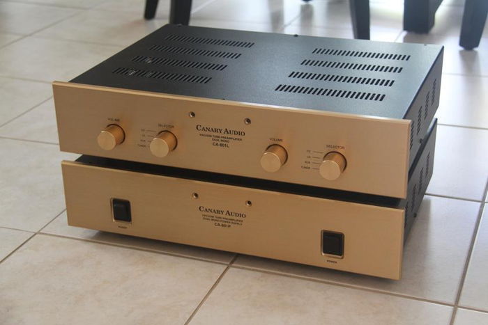 Canary Audio CA-801L and CA-801P Tube Preamplifier Dual...