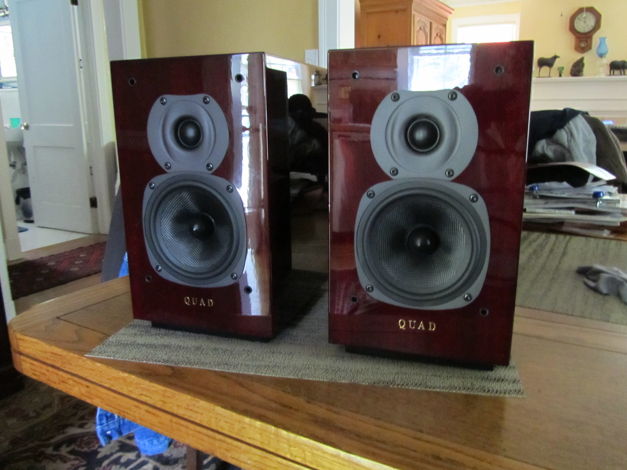 Quad 11L2 Bookshelf Speakers in Rosewood  For Sale | Audiogon