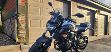 2018 YAMAHA MT-07 motorcycle for rent near Aurora, CO